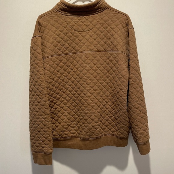 Kenneth Cole New York Quilted Pullover Sweater Tan Size XL - Picture 2 of 4